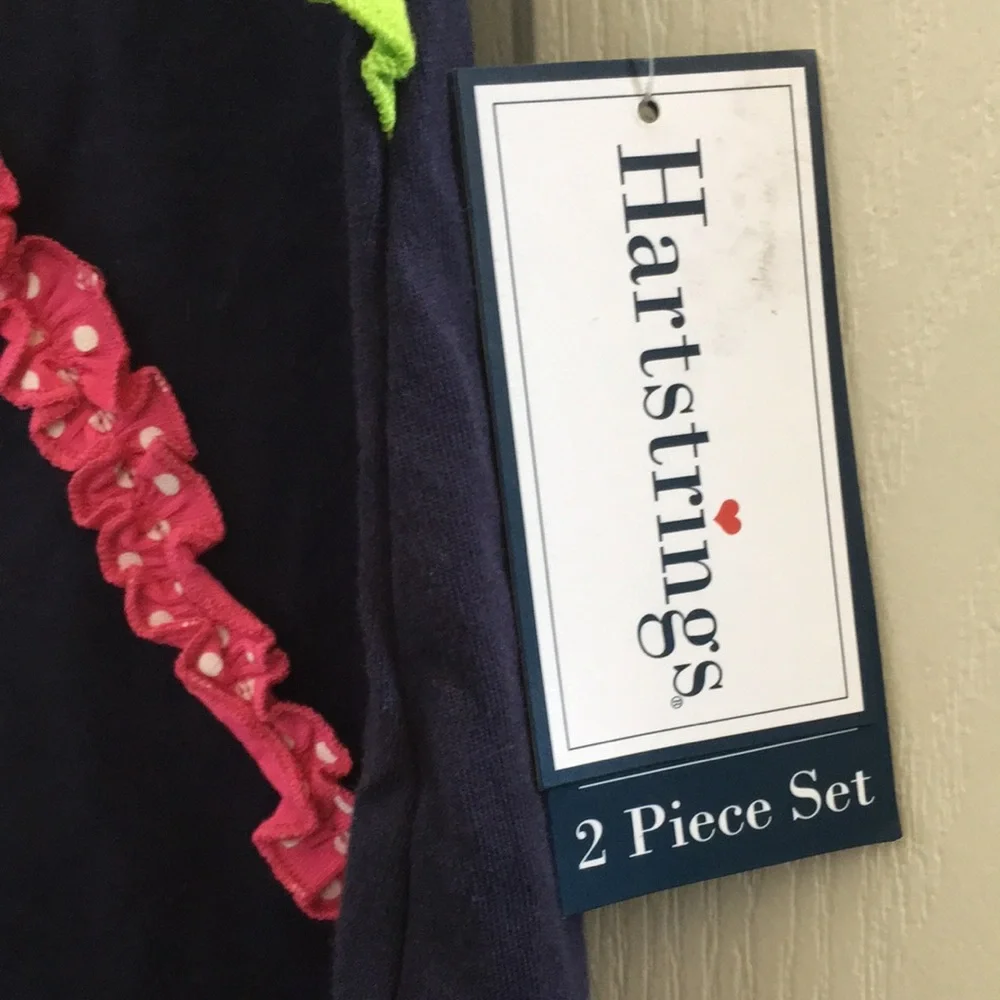 FINAL MARKDOWN Girls NWT Hartstrings Ruffled Tunic (2T) - Picture 2 of 10